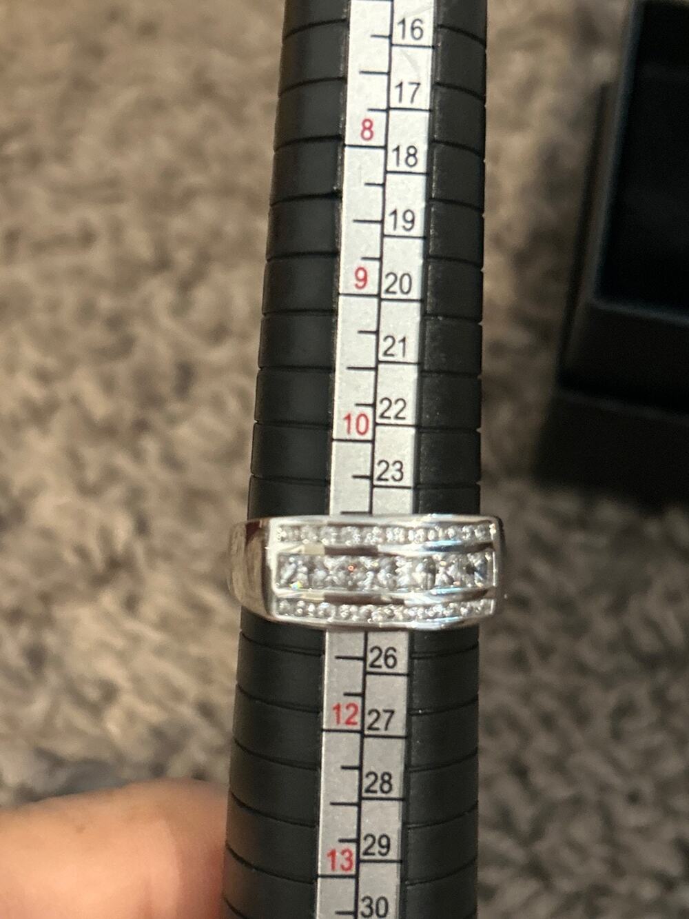 925 Cubic Z Ring Size 10.5